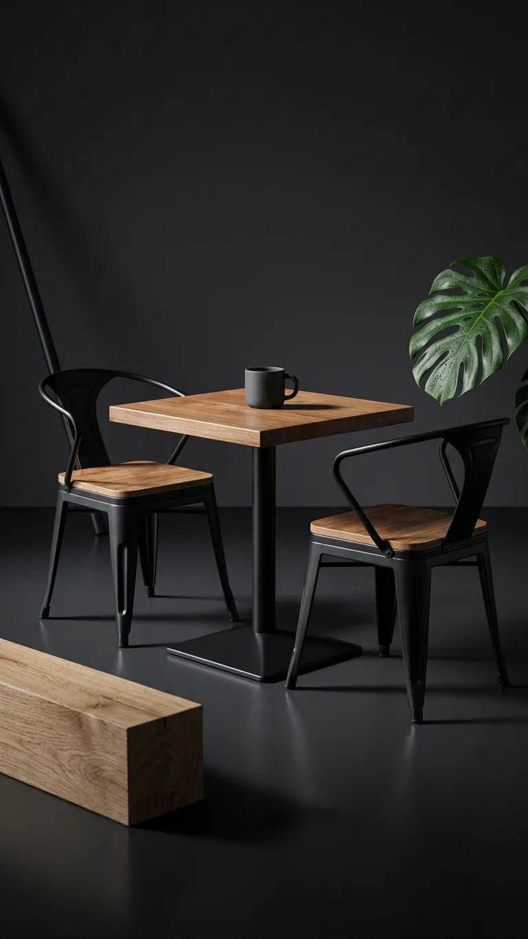 Metal Cafe Seating 01 — Venus Creatives