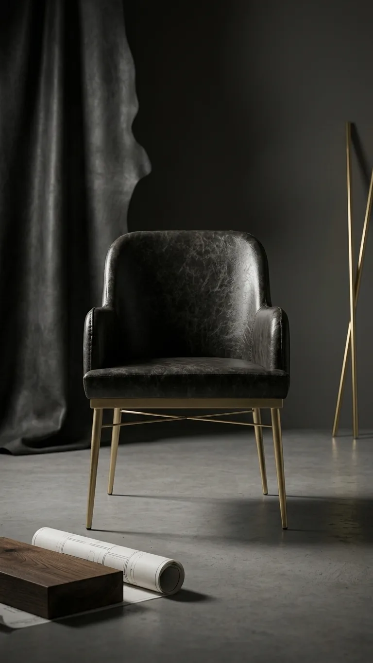 Leather Cafe Chair 01 — Venus Creatives