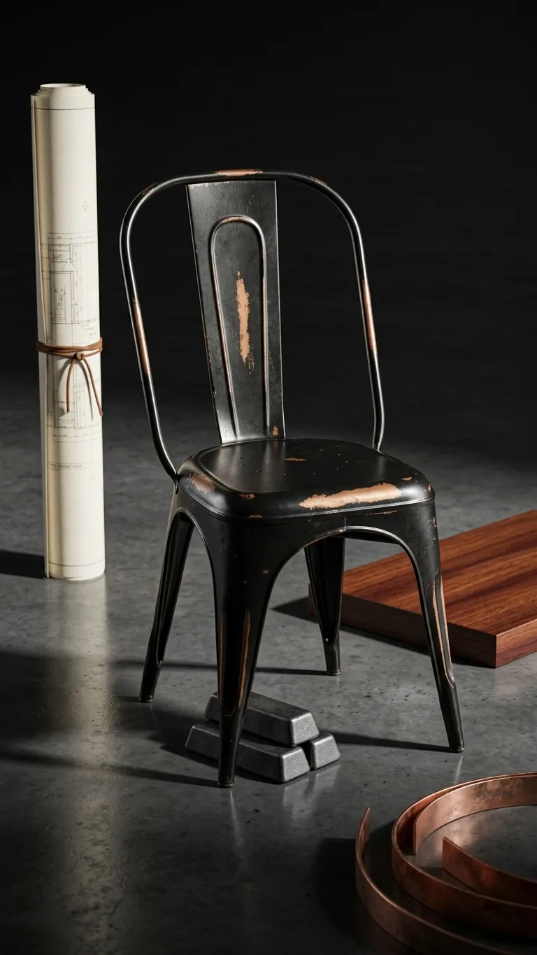 Leather Cafe Chair 08 — Venus Creatives