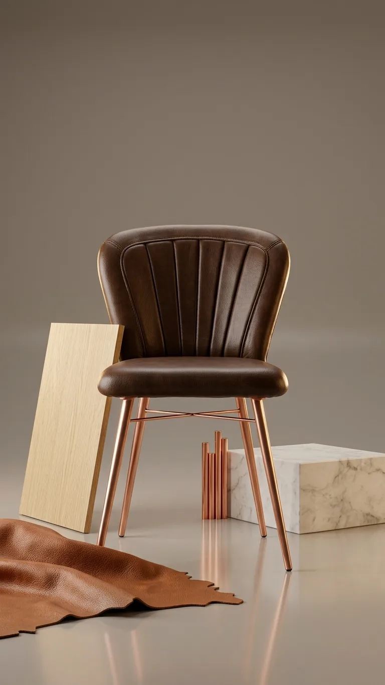 Leather Cafe Chair 03 — Venus Creatives