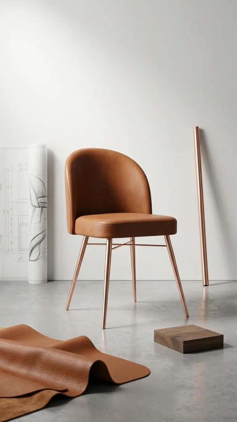 Leather Cafe Chair 06 — Venus Creatives