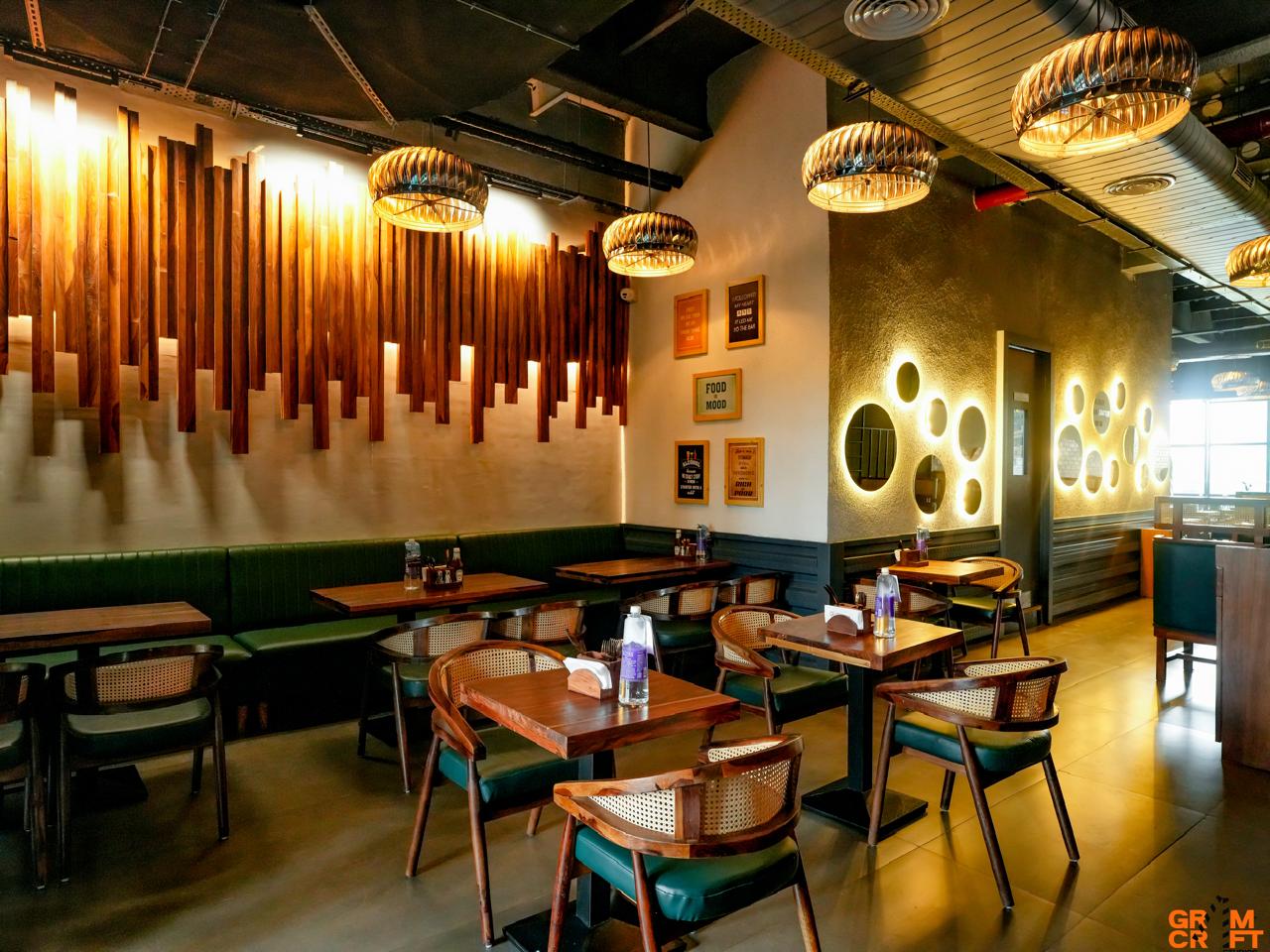 Café furniture — custom bistro chairs, communal tables and counter stools manufactured by Venus Creatives, Greater Noida, India