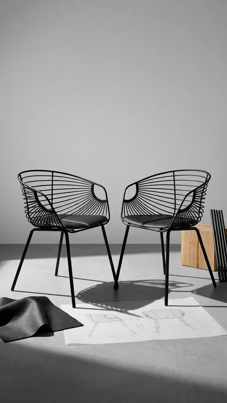 Iron Cafe Chair 01 — Venus Creatives