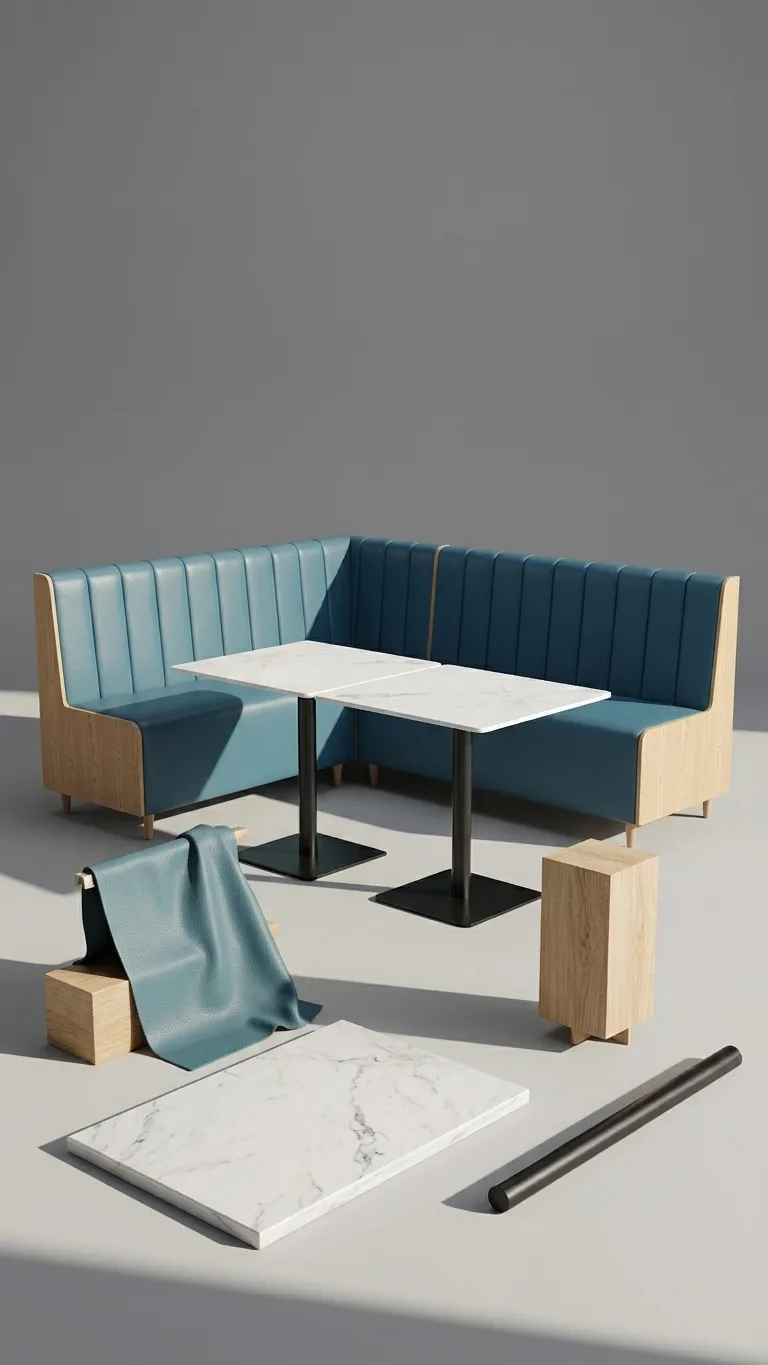 Modern Cafe Seating 12 — Venus Creatives