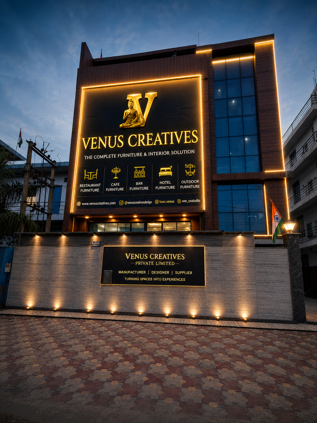 Venus Creatives manufacturing facility — Greater Noida headquarters