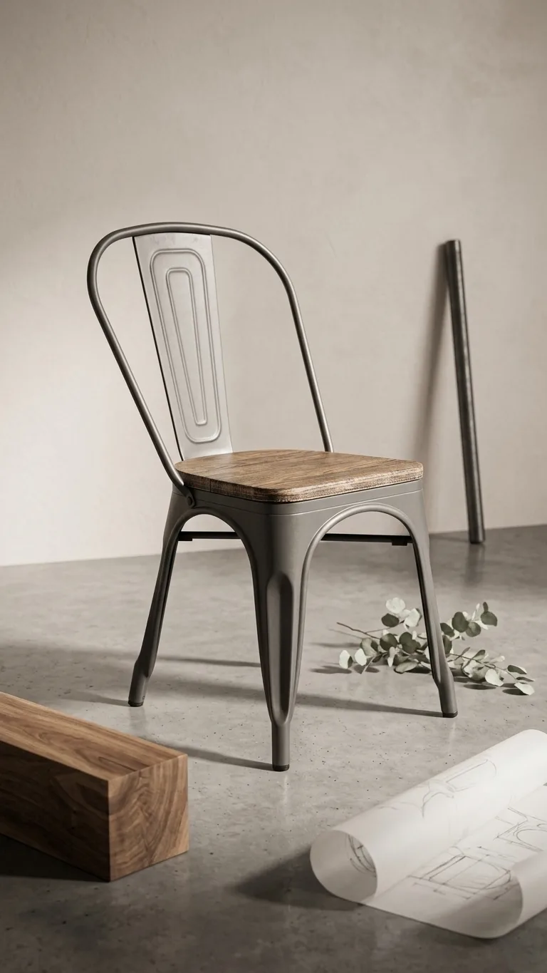 Industrial Cafe Chair 02 — Venus Creatives