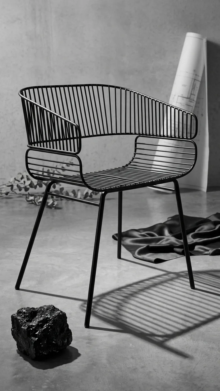 Iron Cafe Chair 10 — Venus Creatives