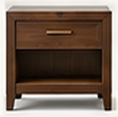 Classic Framed Bedside Table — front view, concept preview, VC-HBT-005