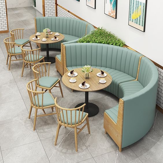 Restaurant Round Sofa VCD297548 — VCD297548