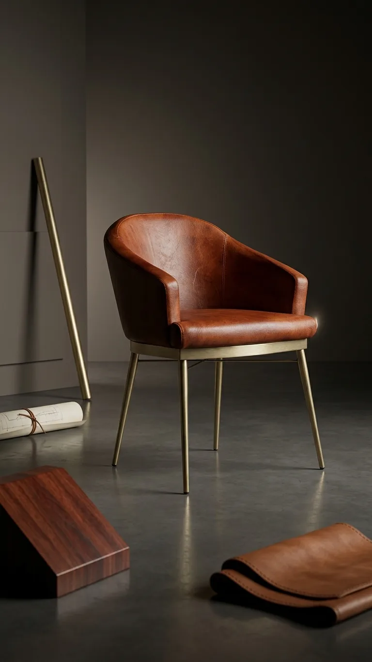 Leather Cafe Chair 09 — Venus Creatives