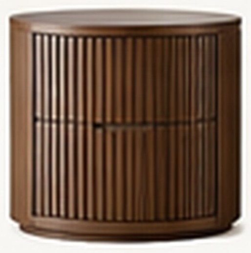 Round Bedside Table — front view, concept preview, VC-HBT-010