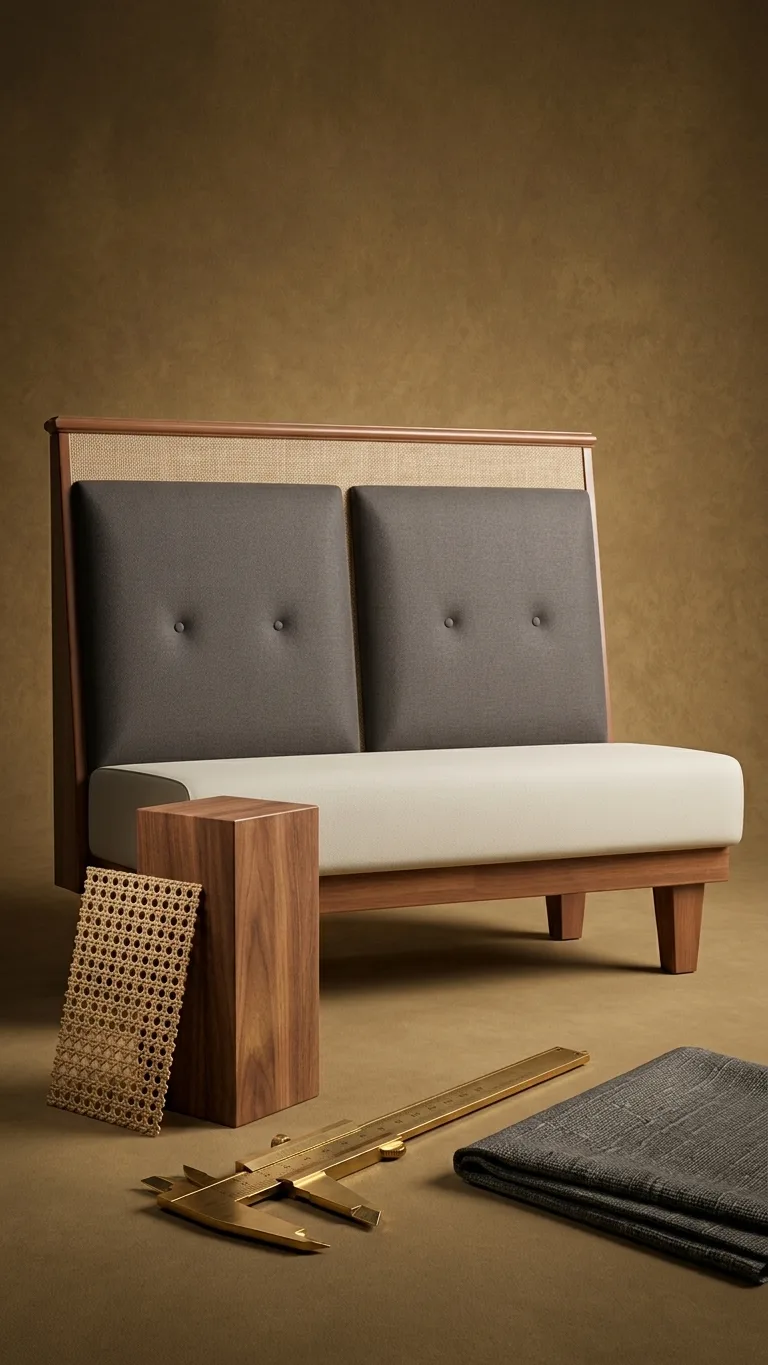 Restaurant Cane Sofa 03 — Venus Creatives