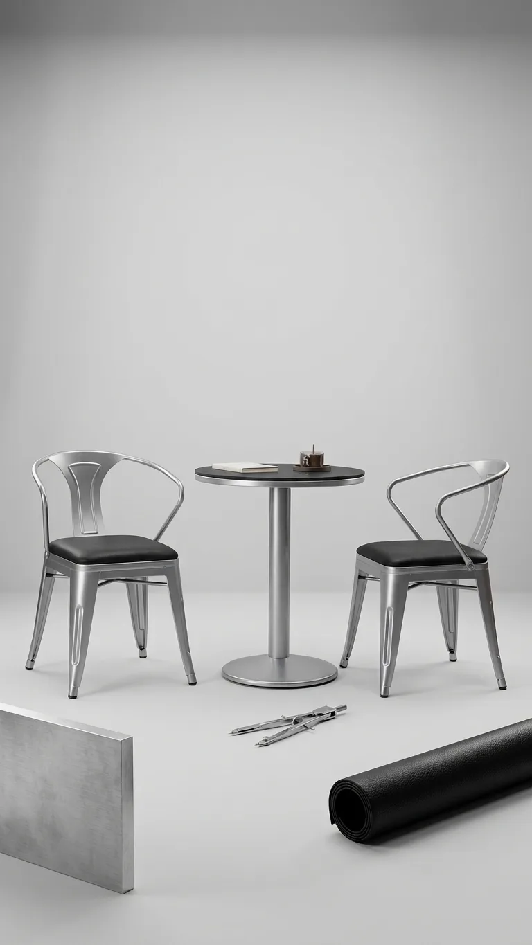Metal Cafe Seating 02 — Venus Creatives