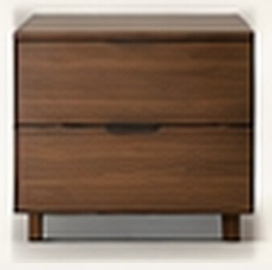 Modern Floating / Plinth Bedside Table — front view, concept preview, VC-HBT-001