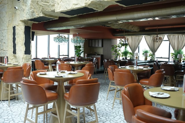 Arka Restaurant, Guwahati — restaurant furniture by Venus Creatives