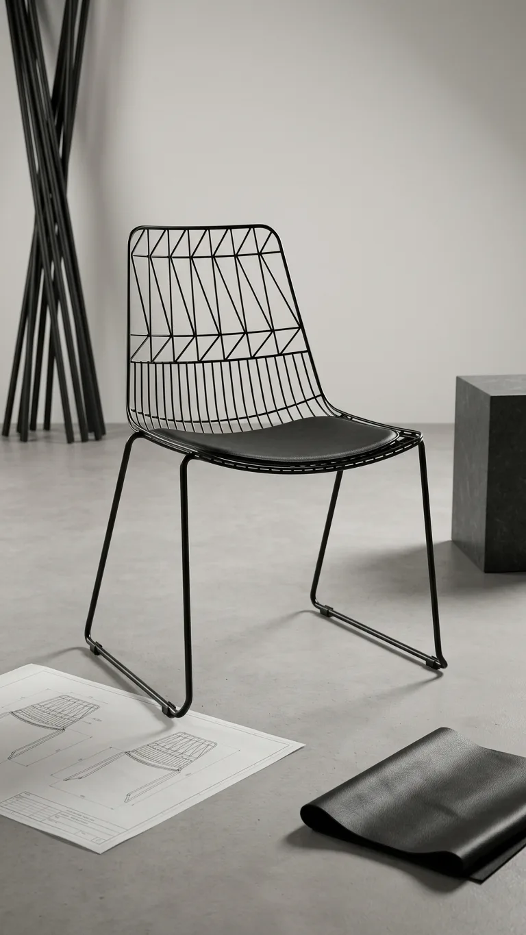 Iron Cafe Chair 05 — Venus Creatives