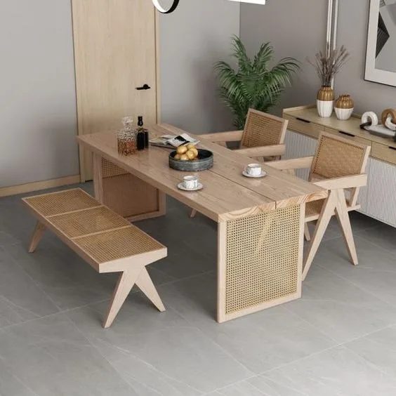 Wooden Cafe Seating 16 — Venus Creatives