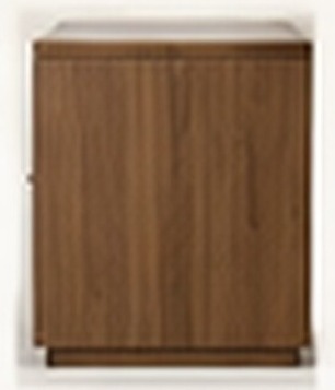 Minimal Box Bedside Table — side view, concept preview, VC-HBT-004