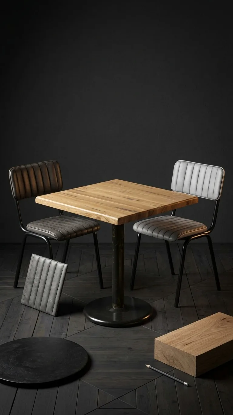 Metal Cafe Seating 08 — Venus Creatives